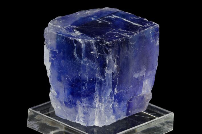 Zoned, Blue Halite Crystal - Igdar, Turkey #129065